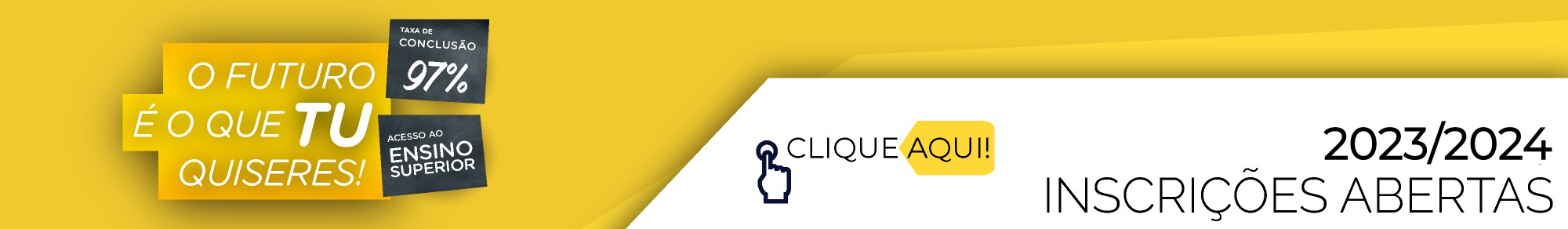 Inscrições abertas 2023/2024